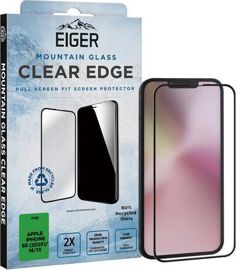 Eiger Mountain Glass Clear Edge (1 Pezzo/i, Apple iPhone 16e)
