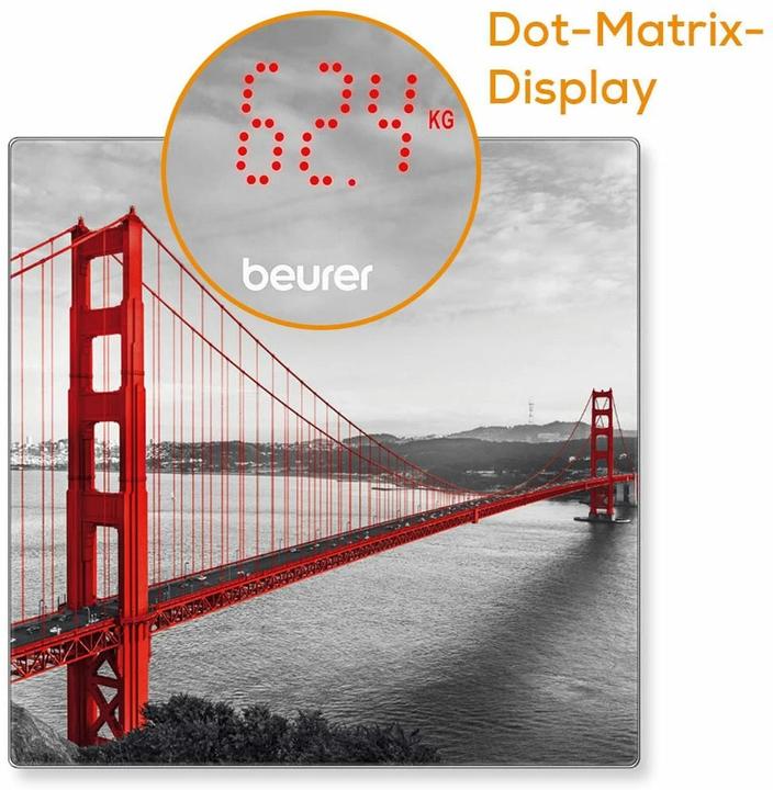 Immagine prodotto Beurer Scala di vetro GS 215 San Francisco (180 kg)