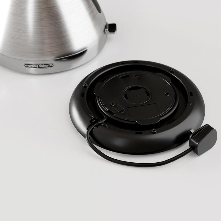 Productafbeelding Morphy Richards 100130 elektrische virdulys 1.5 L 3000 W Geborsteld staal (1.50 l)