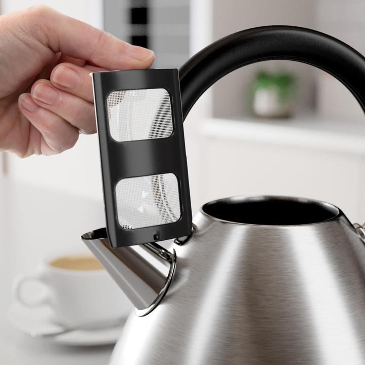Productafbeelding Morphy Richards 100130 elektrische virdulys 1.5 L 3000 W Geborsteld staal (1.50 l)