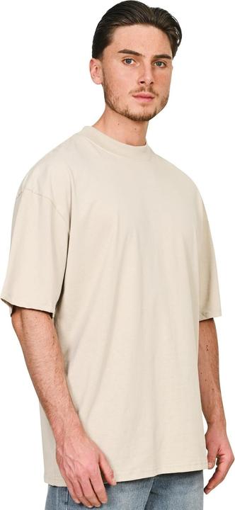 Actual product image Casual Classics Unisex Adult Combed Ringspun Cotton Extended Neckline Tall Oversized T-Shirt (S)