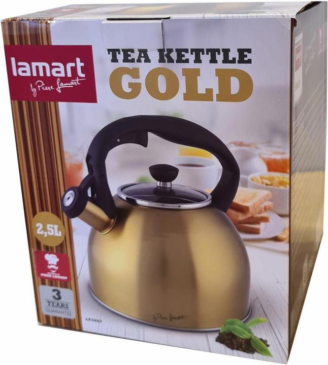 Produktbild Lamart teapot from ner.pl.2,5L, gold color (2.50 l)