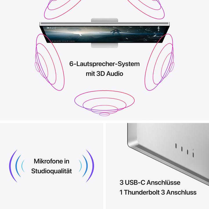 Actual product image Apple Studio Display Standard (5120 x 2880 pixels, 27")