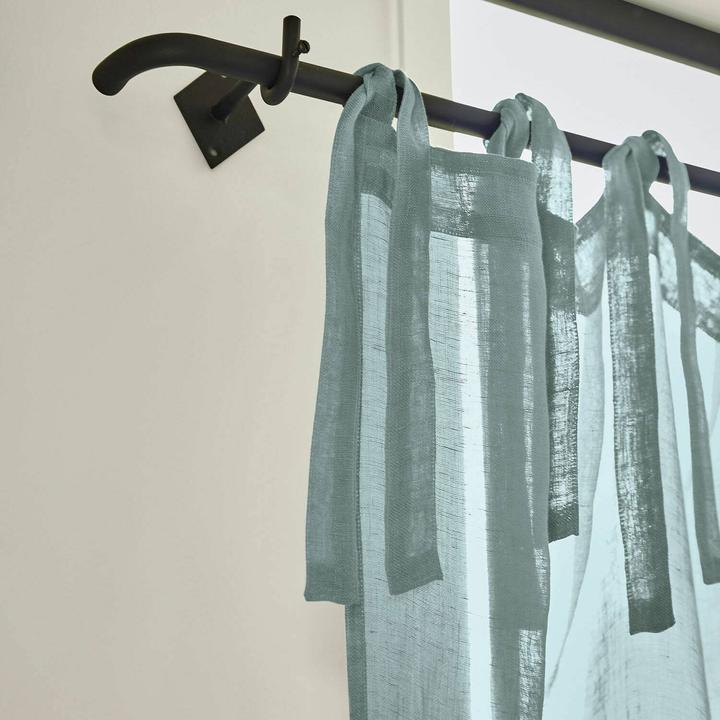 Produktbild Loberon Gardine Gryphia blau (250 x 135 cm)