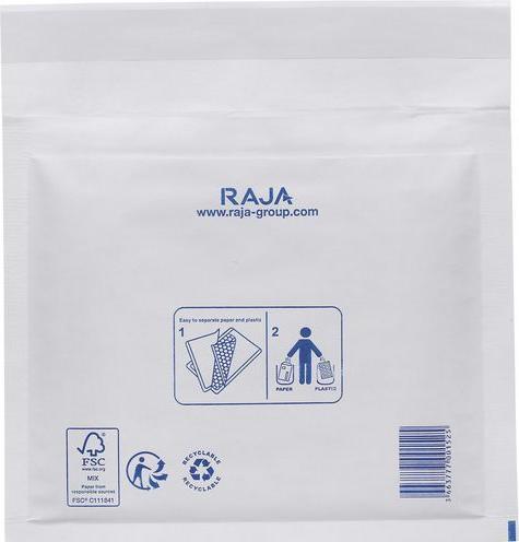 Image du produit Raja Pochettes d'expédition à bulles d'air PMBL1RC Papier Blanc (100 x)
