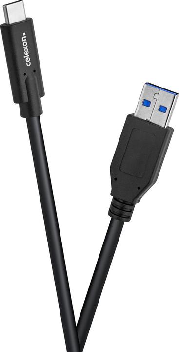 Actual product image Celexon USB-C auf USB-A Kabel - USB 3.2 Gen 2x1 1,0m, schwarz (1 m, USB 3.2 Gen 2)