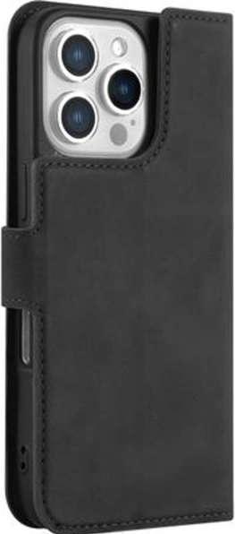 Immagine prodotto Just in Case Custodia a libro Premium in pelle di maiale nera per Apple iPhone 16 Pro (Apple iPhone 16 Pro)