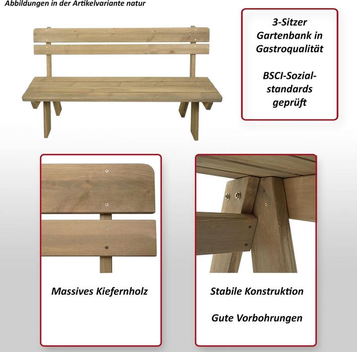 Produktbild Jamb Holzbank