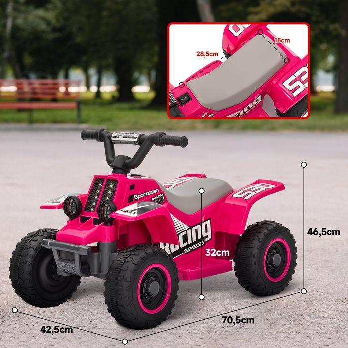 Produktbild Swisshandel24 Kinder Elektro-Quad Elektro Kinderquad mit Vorwärts-und Rückwärtsfunktion Rosa