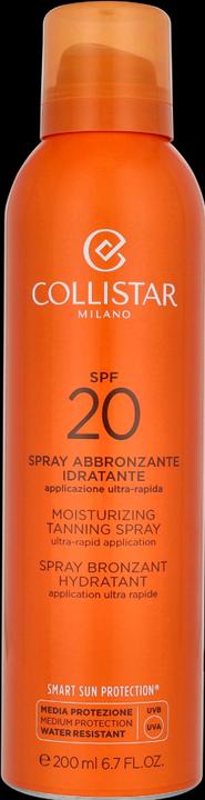 Actual product image Collistar Moisturizing Tanning (Sun spray, SPF 20, 200 ml, 150 g)