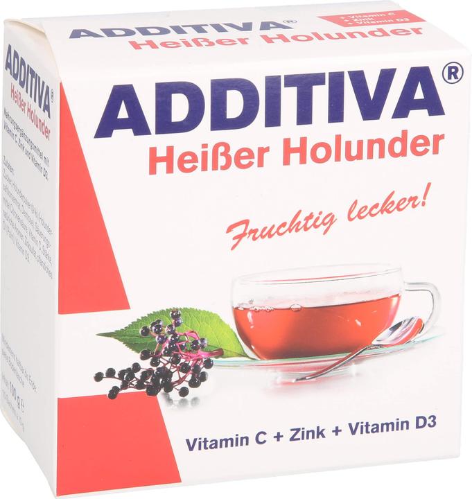 Immagine prodotto Dr. Scheffler ADDITIVA Bustine calde di sambuco, 10 pezzi. Bustine (10 Pezzo/i, Bustina, 100 g)