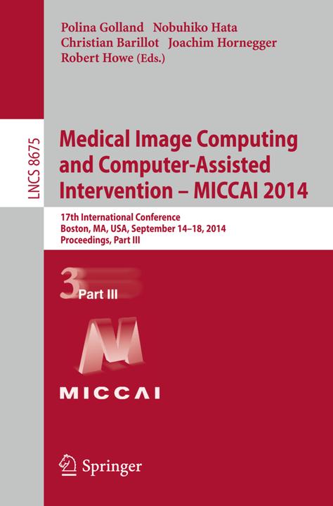 Actual product image Medical Image Computing and Computer-Assisted Intervention - MICCAI 2014 (English, Polina Golland, Christian Barillot, Joachim Hornegger, Nobuhiko Hata, 2014)