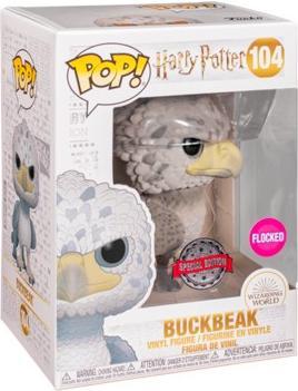 Actual product image Funko POP! Harry Potter Buckbeak (Orange Eyes) Floquée