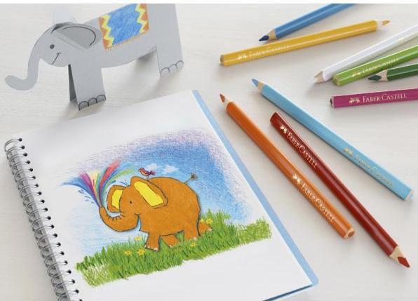 Image du produit Faber-Castell JUMBO - Crayons de couleur (Multicolore, 24 x)