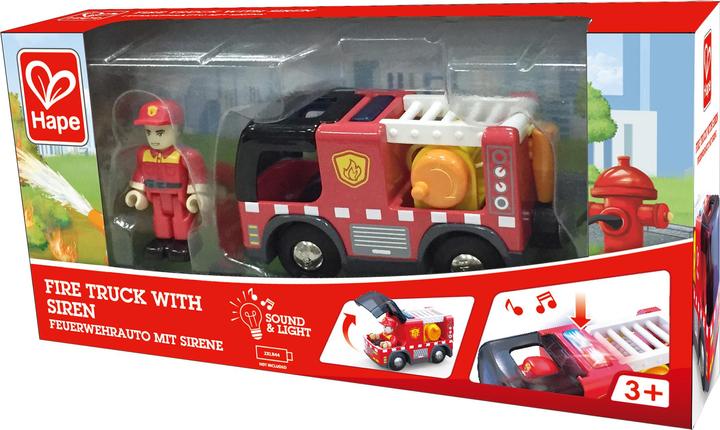 Image du produit Hape Véhicule de pompiers avec sirène