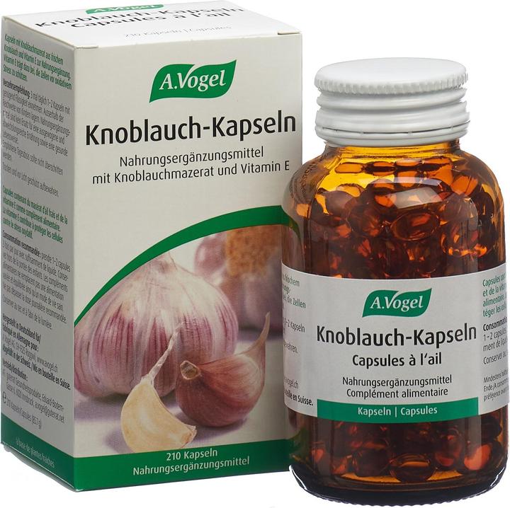 Actual product image A. Vogel VOGEL Garlic Capsules jar 210 (210 Piece, Capsules, 239 g)