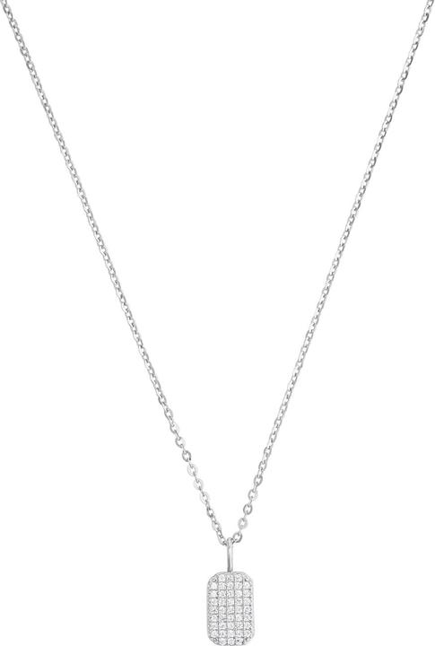 Amor Halsschmuck für Damen, 925 Sterling Silber, Zirkonia synth. (Silber 925)