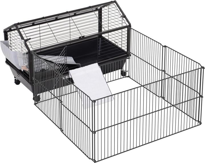 Produktbild PawHut Meerschweinkäfig mit Freigehege