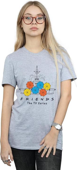 Immagine prodotto Friends Fountain And Umbrellas Maglietta Ampia Donna (L)