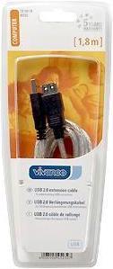 Actual product image Vivanco "" USB 2.0 AM-AF 1.8 m cable (45232) (1.80 m, USB 2.0)