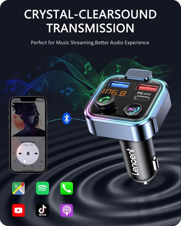 Immagine prodotto Lencent FM-Transmitter