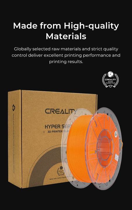 Image du produit Creality Pla Rfid Brown Hyper Serie Filament 3d (PLA, 1.75 mm, 1000 g, Marron)