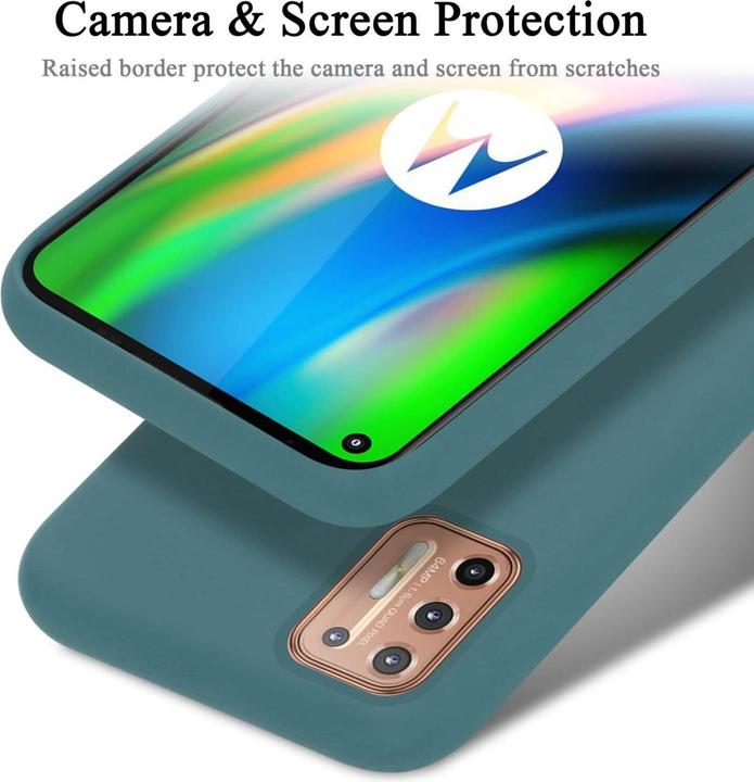 Actual product image Cadorabo Bumper Case for Motorola MOTO G9 PLUS TPU Liquid Silicone Cover for Motorola MOTO G9 PLUS (Motorola Moto G9 Plus)