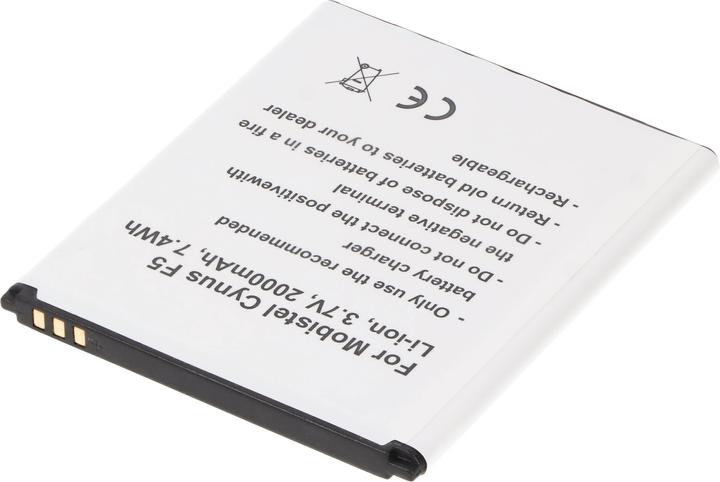 Produktbild AccuCell Akku für den Mobistel Cynus F5 Akku BTY26184, MT-8201B, MT-8201S, MT-8201W