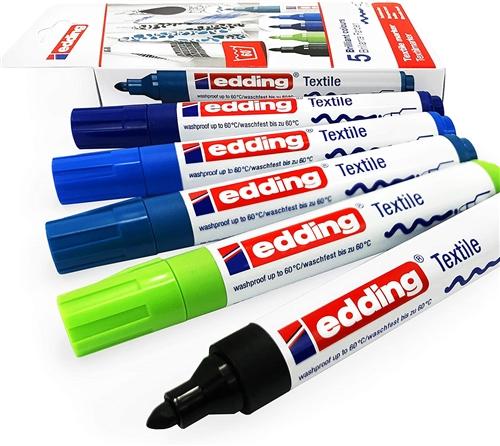 Image du produit Edding Peinture de marqueurs textiles (BU1208610003) (Trié, 2 mm, 5 x)