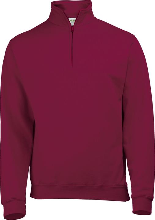 Awdis Sweatshirt Pullover mit Reissverschluss am Kragen