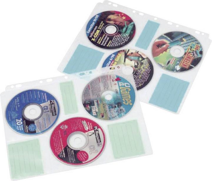Actual product image Hama 1x10 CD-ROM index sleeves