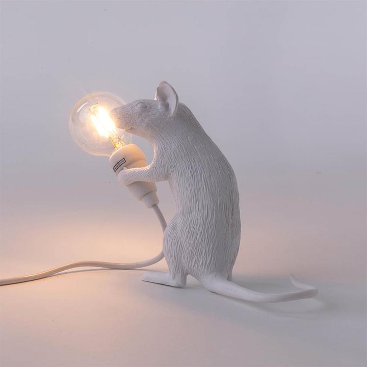Actual product image Seletti Mouse Lamp Mac Sitting table lamp (90 lm, E14)