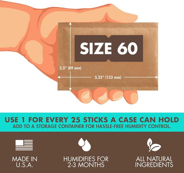 Produktbild Boveda Feuchtigkeitskontrolle für Zigarren-Humidor (12 x)
