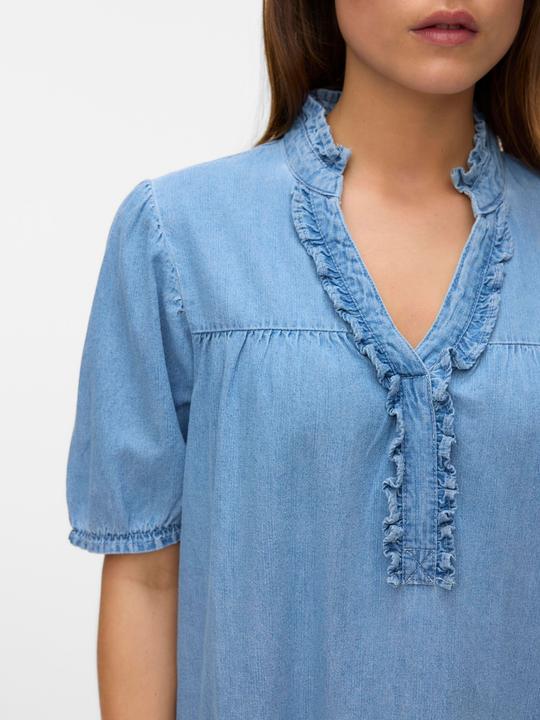 Produktbild Vero Moda VMROSA Kurzes Kleid Jeanskleid (L)
