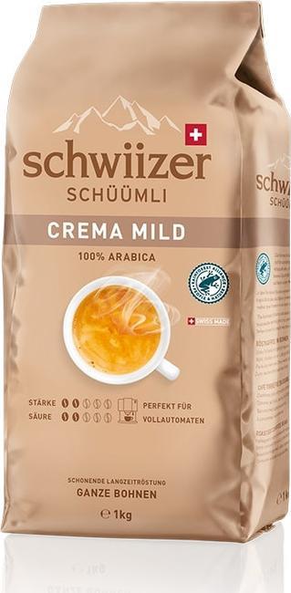 Schwiizer Schüümli Crema Mild (1000 g, Helle Röstung)
