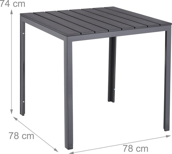 Image du produit Relaxdays Table de jardin (78 cm)