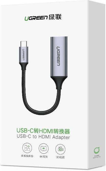 Immagine prodotto Ugreen Adattatore da USB-C a HDMI (USB-C, HDMI, 10 cm)