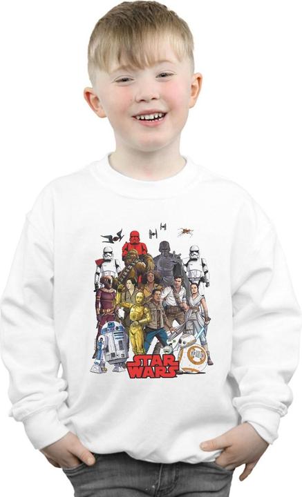 Immagine prodotto Star Wars The Rise Of Skywalker Character Collage Felpa Ragazzi (140, 146)