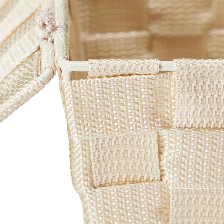 Actual product image Relaxdays Storage Basket, Lidded (1 x, 19.5 x 14.5 x 10.5 cm)