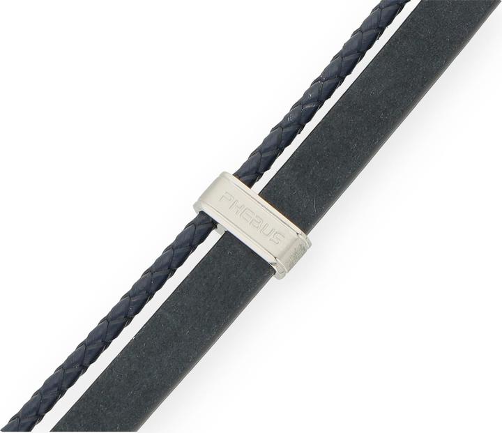 Immagine prodotto Phebus Classico maschile (21 cm, Acciaio inox/pelle)
