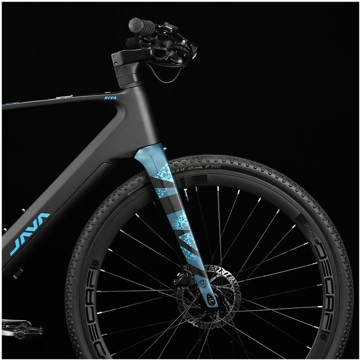 Produktbild Mobygo JAVA Riva Carbon schwarz-blau (49 cm)