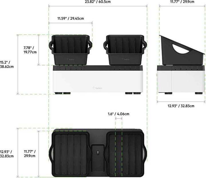 Productafbeelding Belkin USB-laadstation Store&Charge G (120 W)