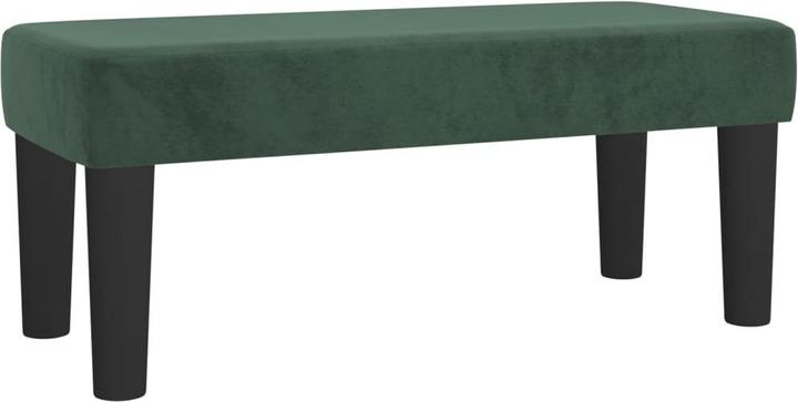 Produktbild VidaXL Boxspringbett mit Matratze Dunkelgrün 120x200cm Samt Doppelbett Bett (120 x 200 cm)