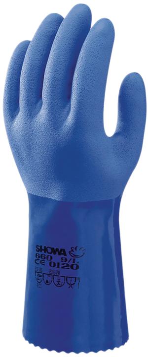 Actual product image Showa 660 PVC Gauntlet, 9 (9, L)