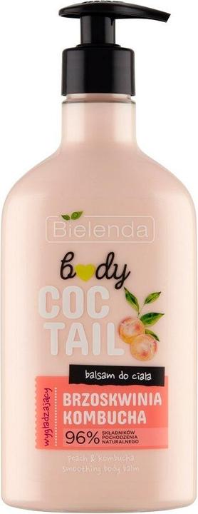 Actual product image Bielenda Body Coctail Smoothing Body Lotion Peach & Kombucha 400ml (Body lotion, 400 ml)