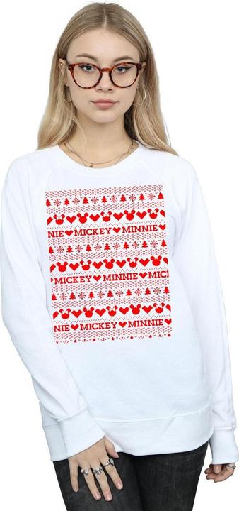 Produktbild Disney Mickey And Minnie Christmas Fair Isle Sweatshirt (XXL)