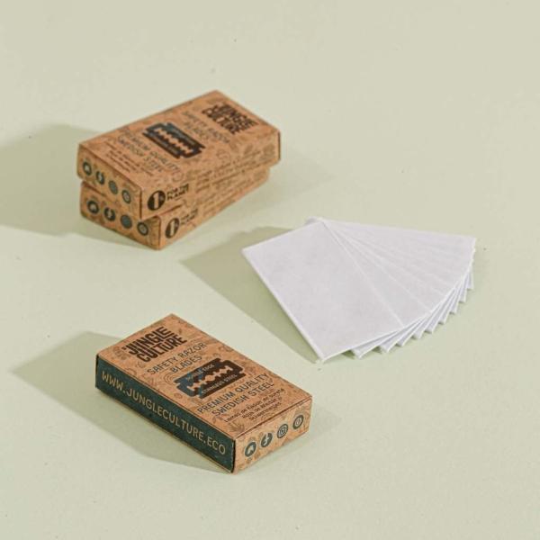 Produktbild Jungle Culture Doppelschneidige Rasierklingen 10 x 10 Stück fürRasierhobel (100 x)