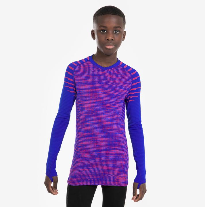 Produktbild Kipsta Kinder Fussball Funktionsshirt kurzarm - Keepdry schwarz (12, 13, 14)