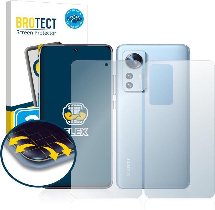 Produktbild BROTECT Full-Cover Displayschutz (2 Stück, Xiaomi 12 Pro)