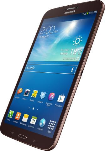 Actual product image Samsung Galaxy Tab 3 8.0 SM-T315 - WiFi (4G, 8", 16 GB, Brown, Gold)